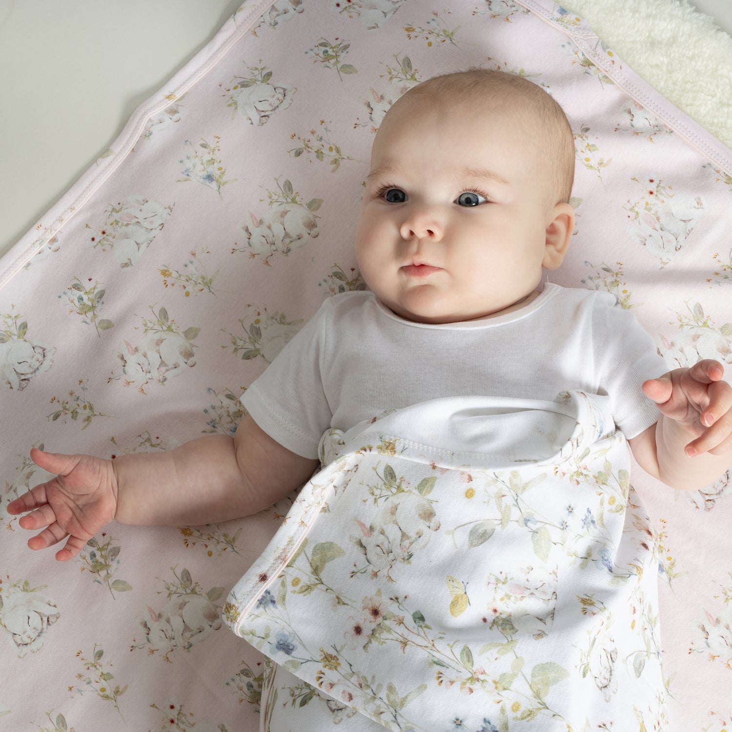 Sleeping Bunny 2pk Jersey Wraps - Bubba Blue Australia