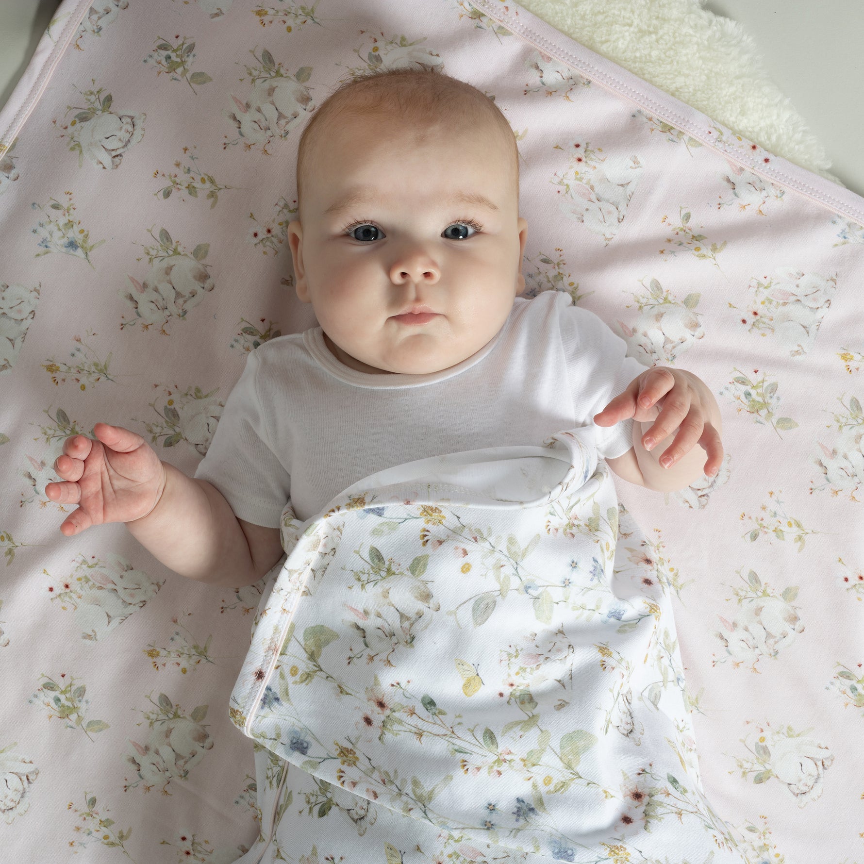 Sleeping Bunny 2pk Jersey Wraps - Bubba Blue Australia