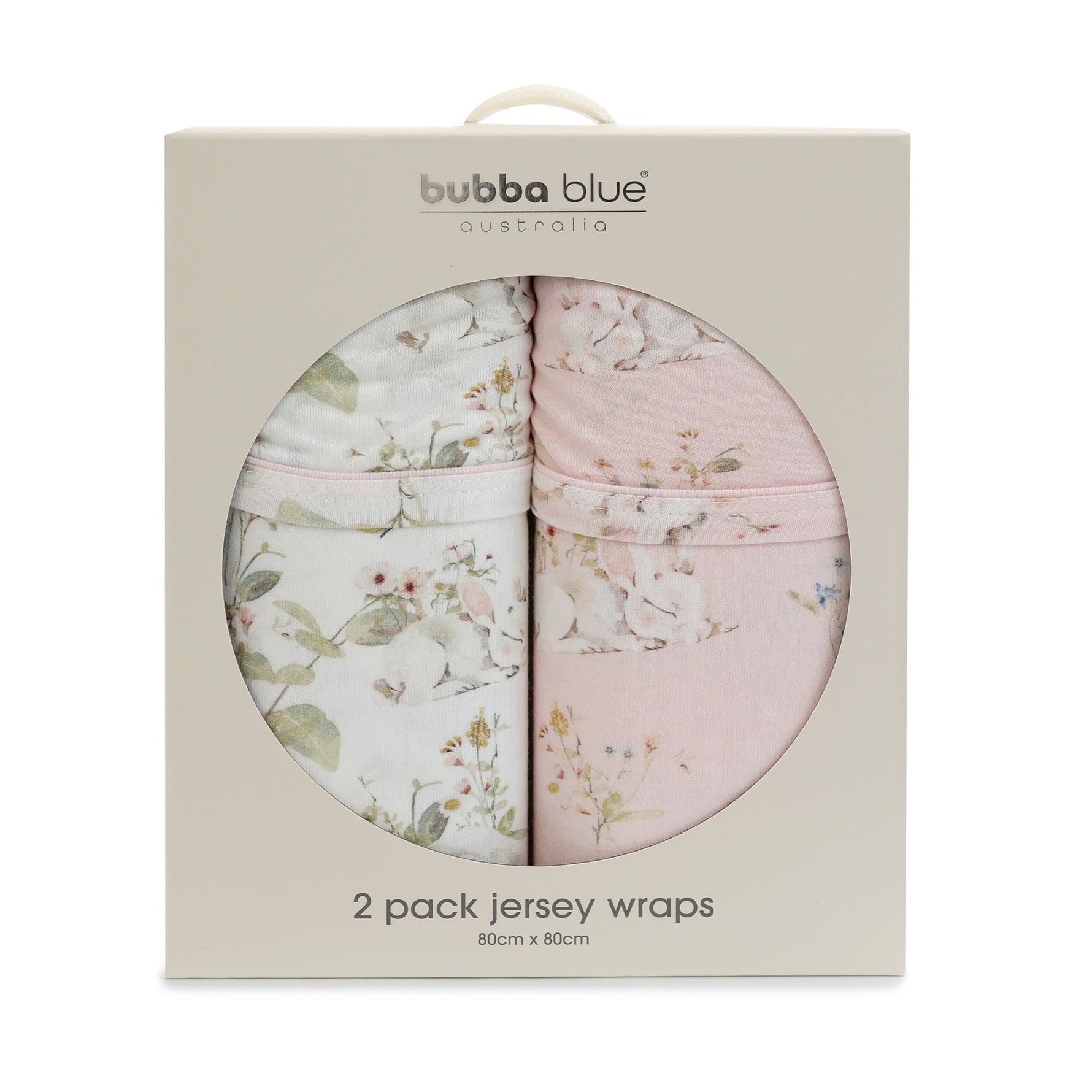 Sleeping Bunny 2pk Jersey Wraps - Bubba Blue Australia