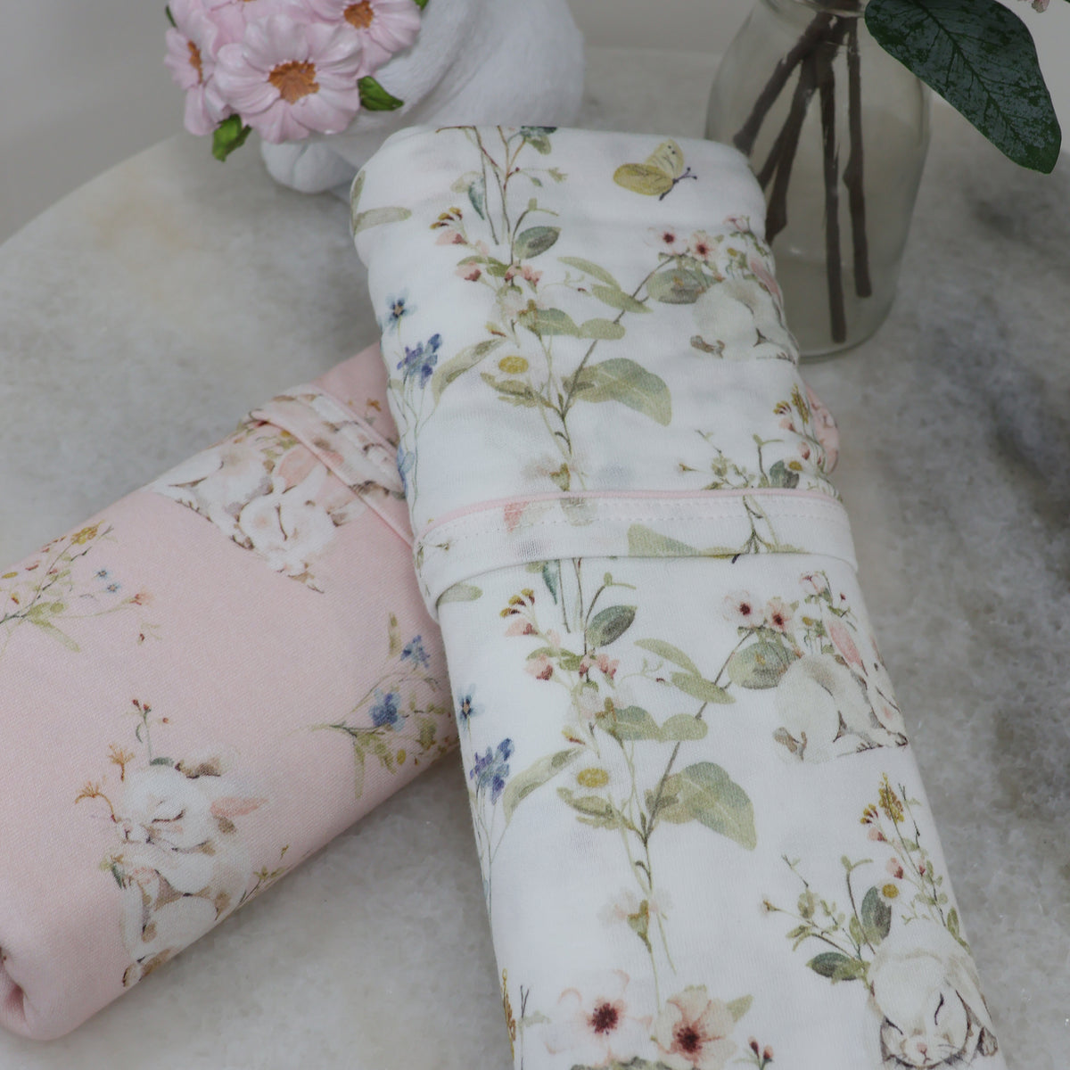 Sleeping Bunny 2pk Jersey Wraps - Bubba Blue Australia