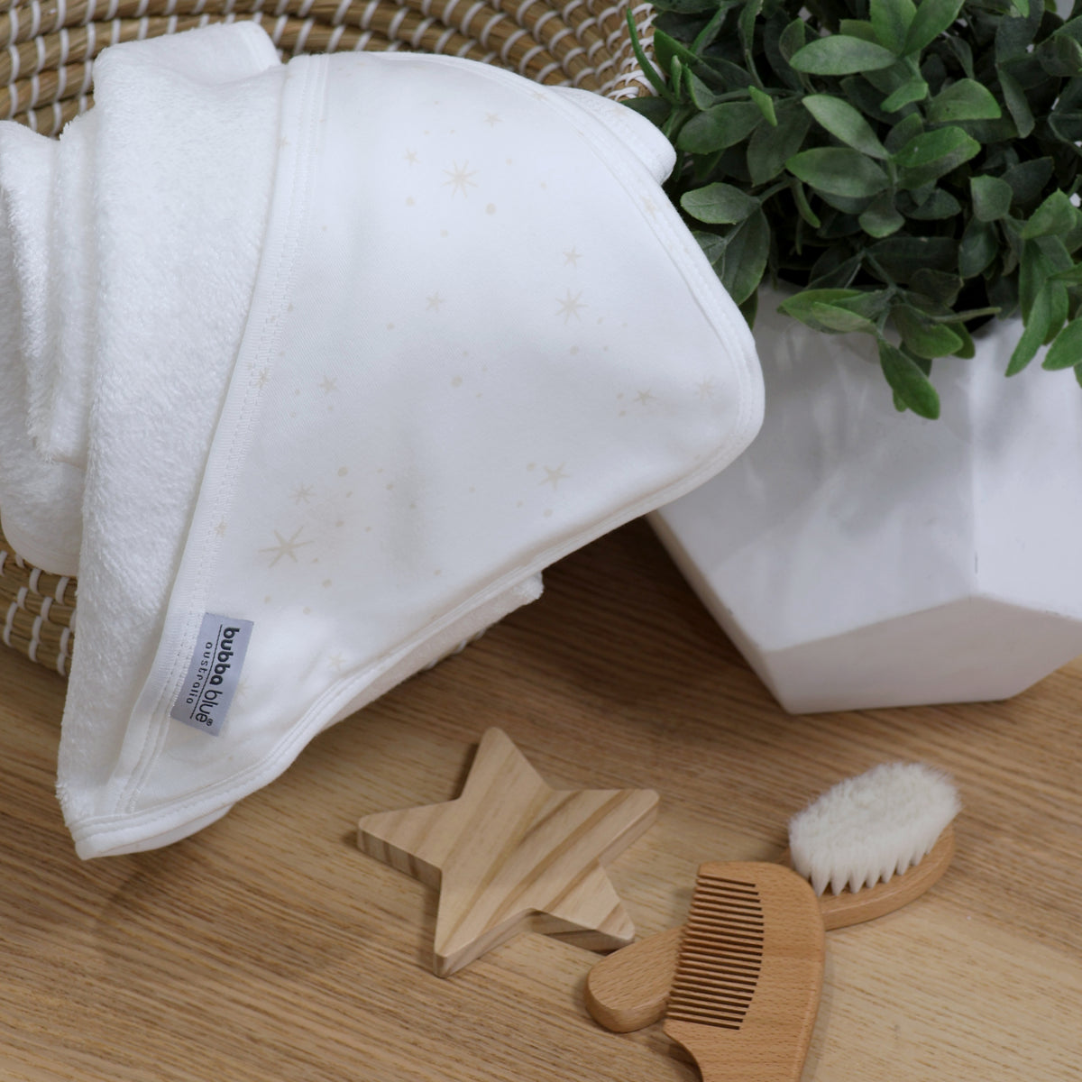 Twinkle Twinkle Hooded Towel