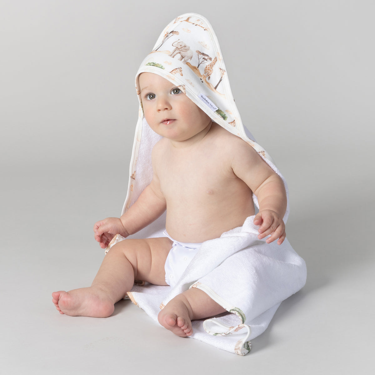 Adventure Bamboo 2pk Hooded Towels - Bubba Blue Australia