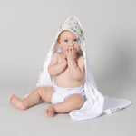 Peonies Bamboo 2pk Hooded Towels - Bubba Blue Australia