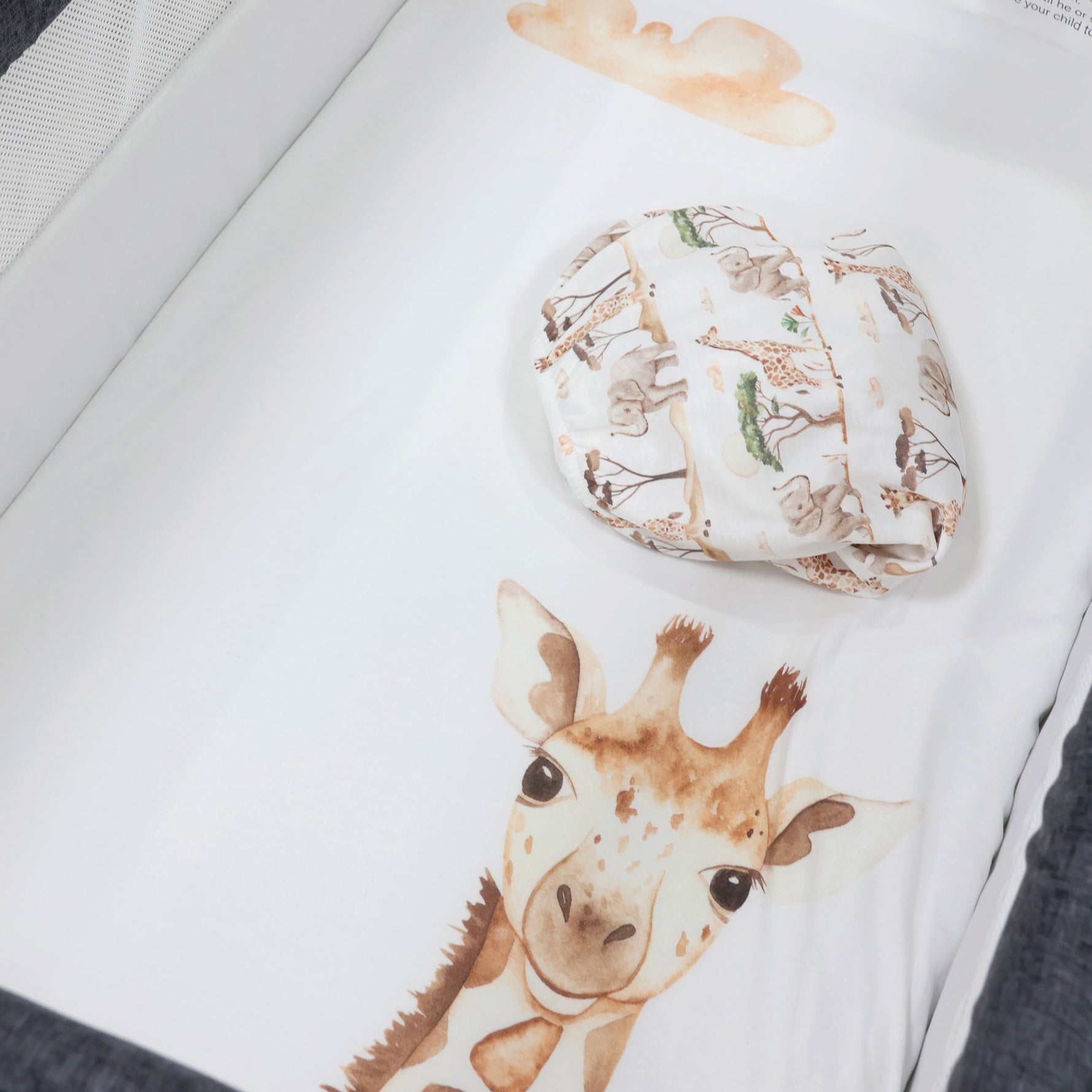 Adventure Bamboo 2pk Jersey Co Sleeper/Bedside Sleeper Fitted Sheets - Bubba Blue Australia