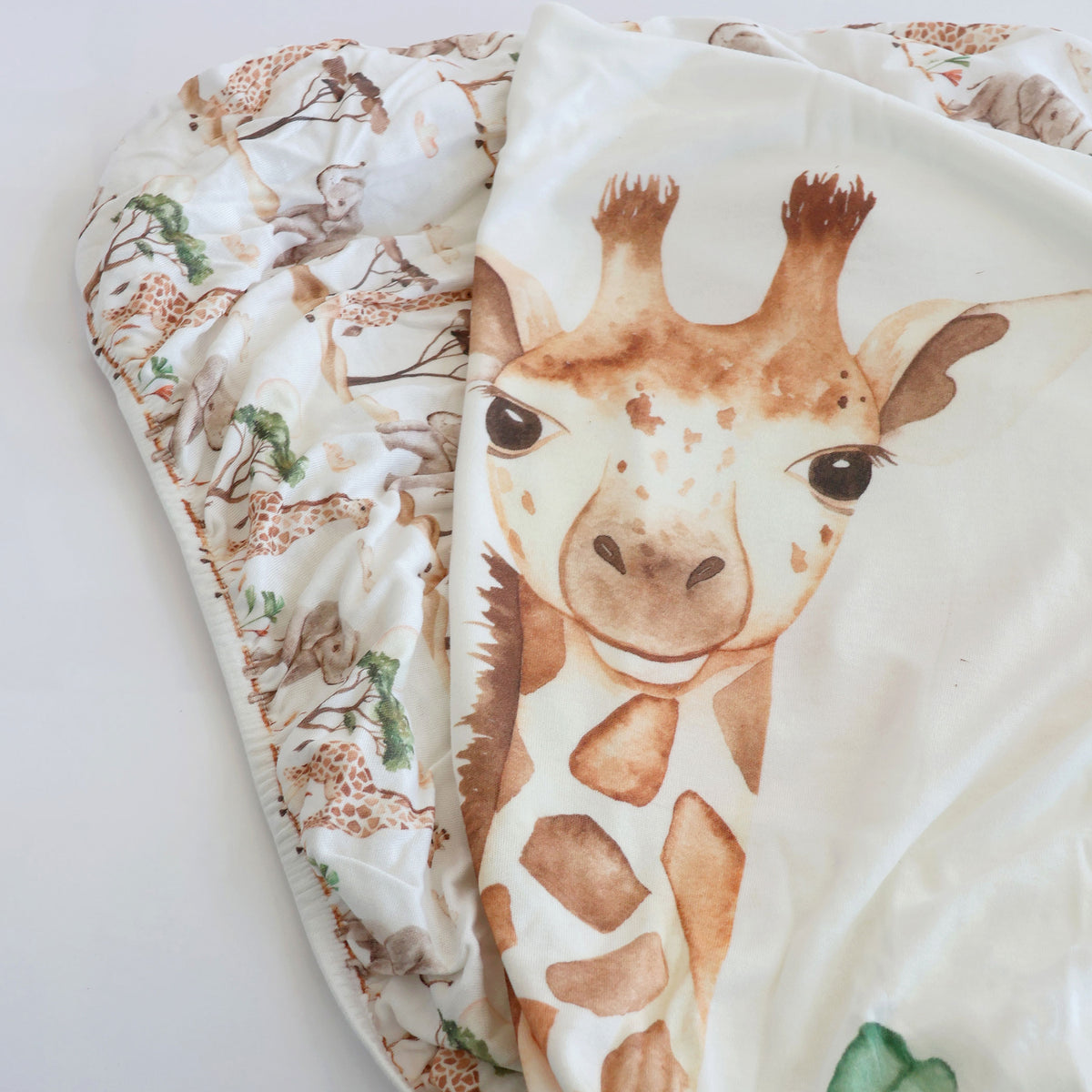 Adventure Bamboo 2pk Jersey Co Sleeper/Bedside Sleeper Fitted Sheets - Bubba Blue Australia