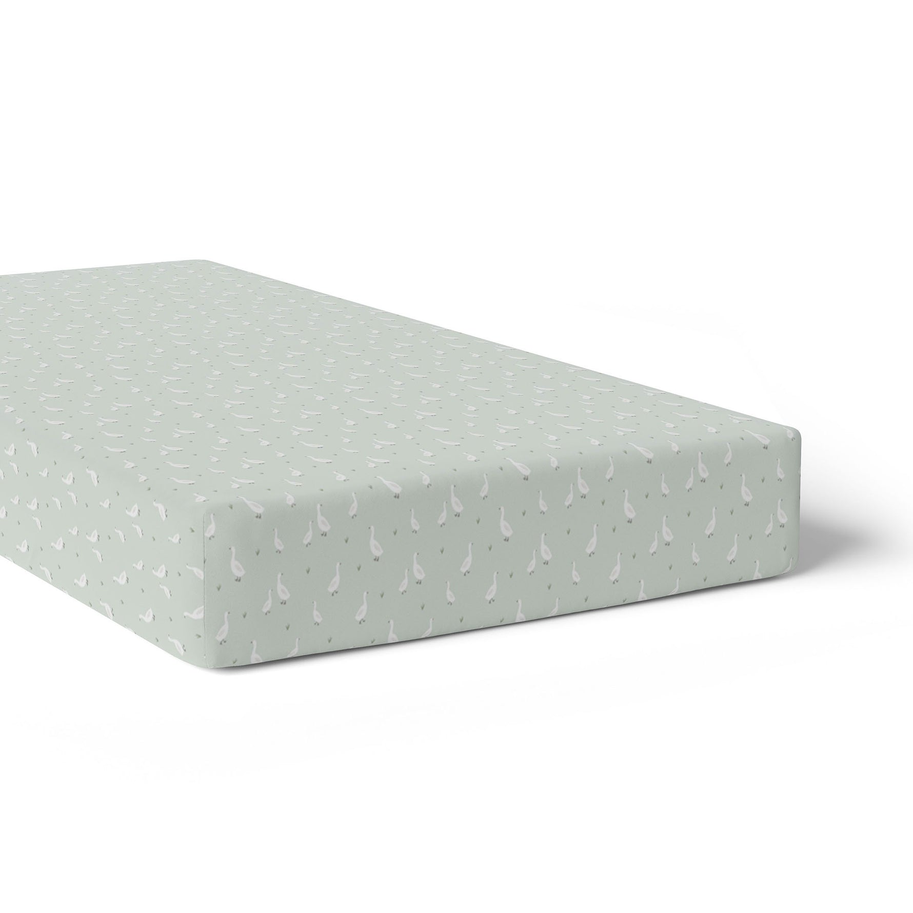 Provincial 2pk Jersey Cot Fitted Sheets - Olive/Taupe - Bubba Blue Australia