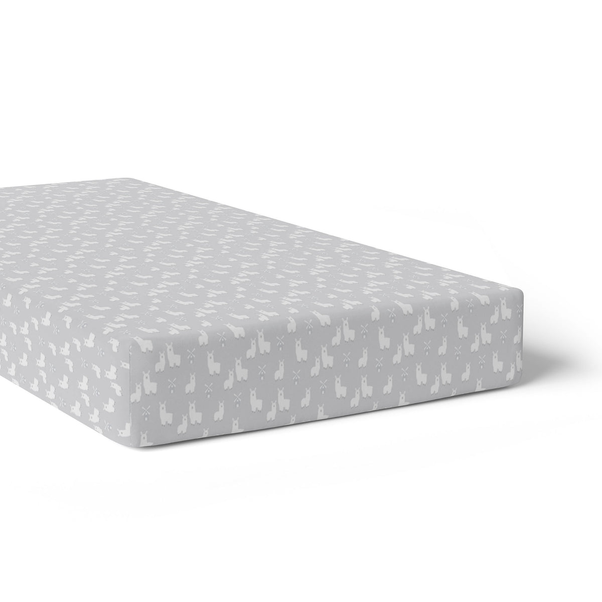 Provincial 2pk Jersey Cot Fitted Sheets - Blush/Grey - Bubba Blue Australia