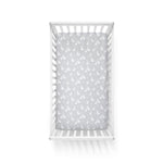 Provincial 2pk Jersey Cot Fitted Sheets - Blush/Grey - Bubba Blue Australia