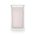 Provincial 2pk Jersey Cot Fitted Sheets - Blush/Grey - Bubba Blue Australia