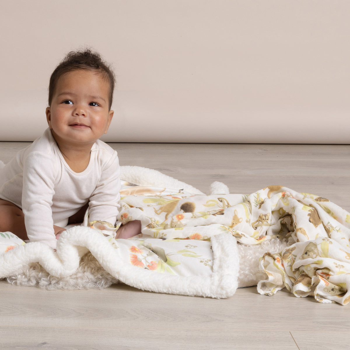 Aussie Animals 3pk Muslin Wraps - Bubba Blue Australia