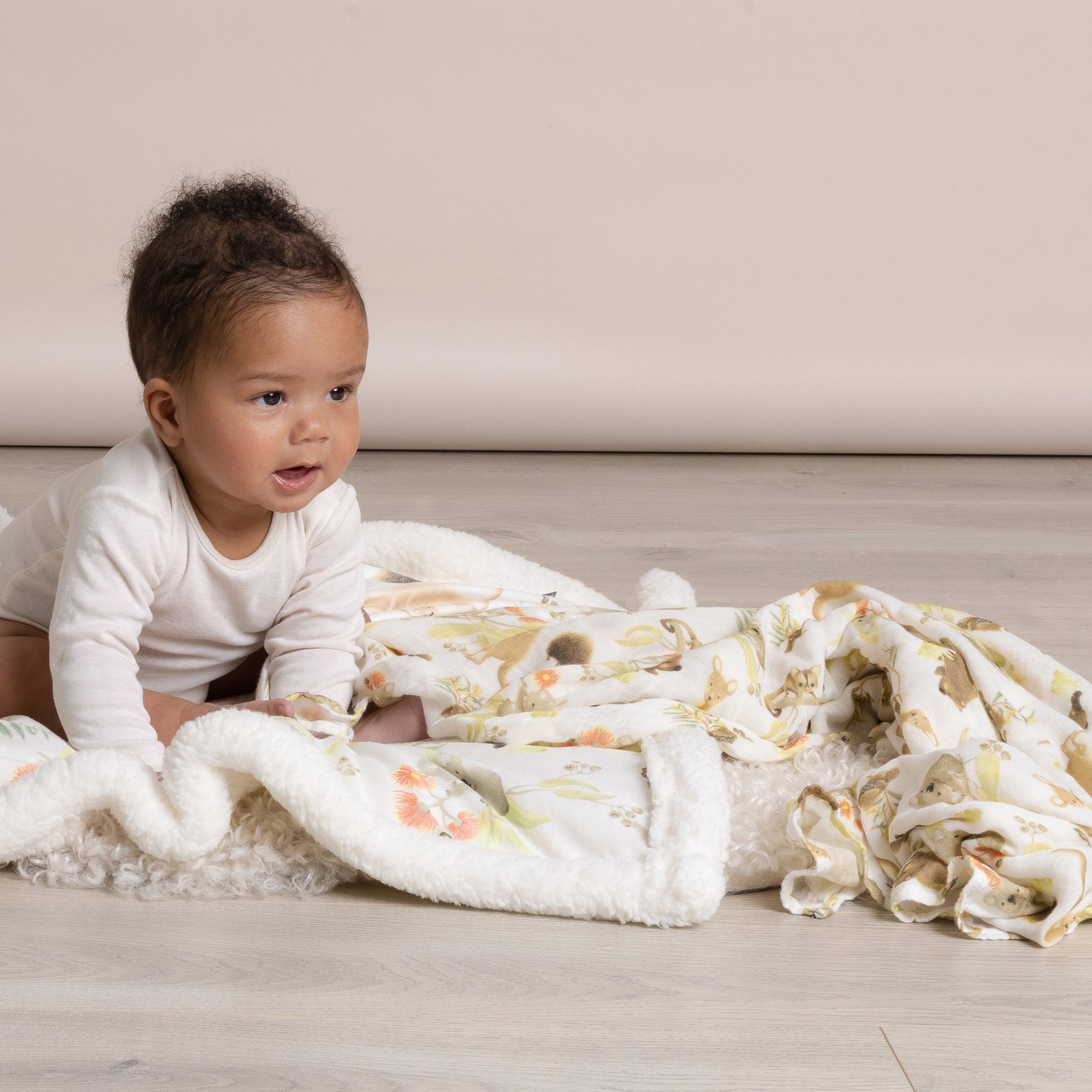 Aussie Animals 3pk Muslin Wraps - Bubba Blue Australia