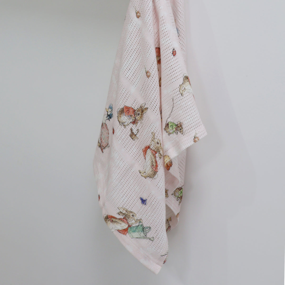 Flopsy Mopsy & Cottontail Cellular Blanket - Bubba Blue Australia