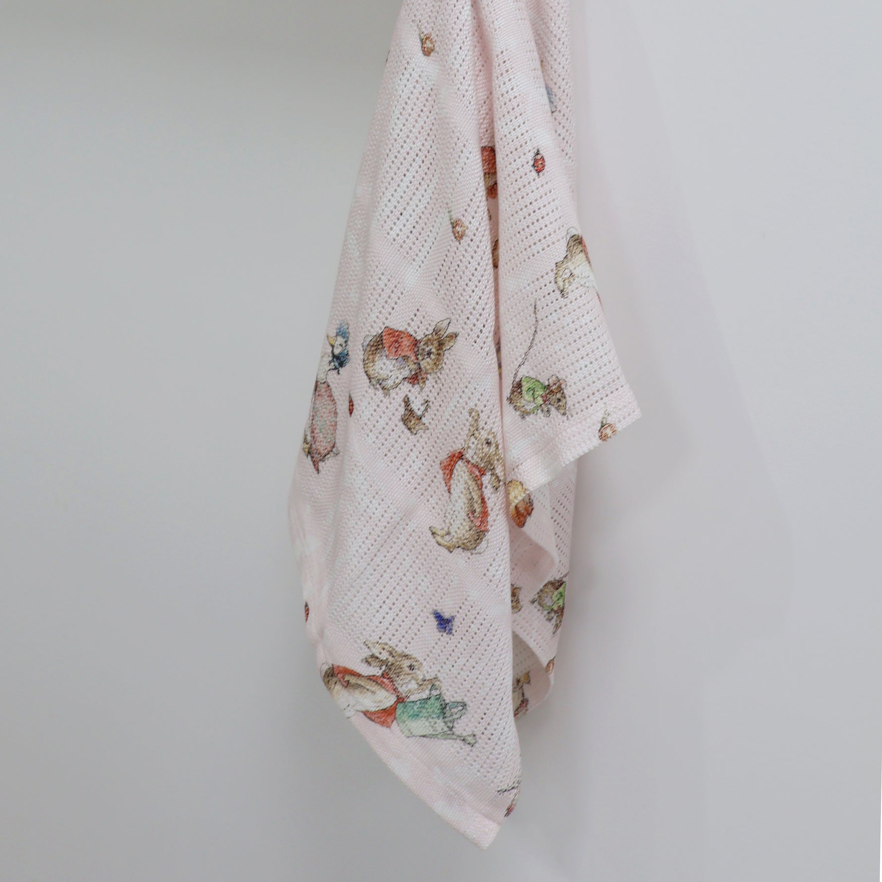 Flopsy Mopsy & Cottontail Cellular Blanket - Bubba Blue Australia