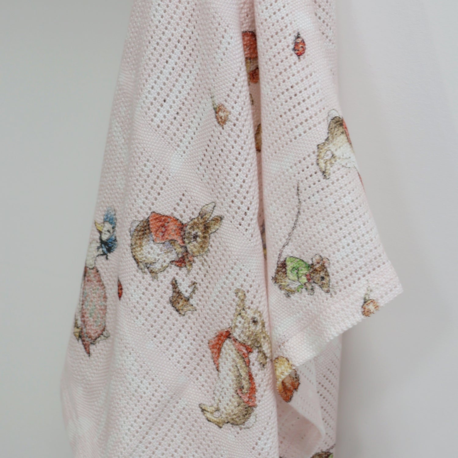 Flopsy Mopsy & Cottontail Cellular Blanket - Bubba Blue Australia