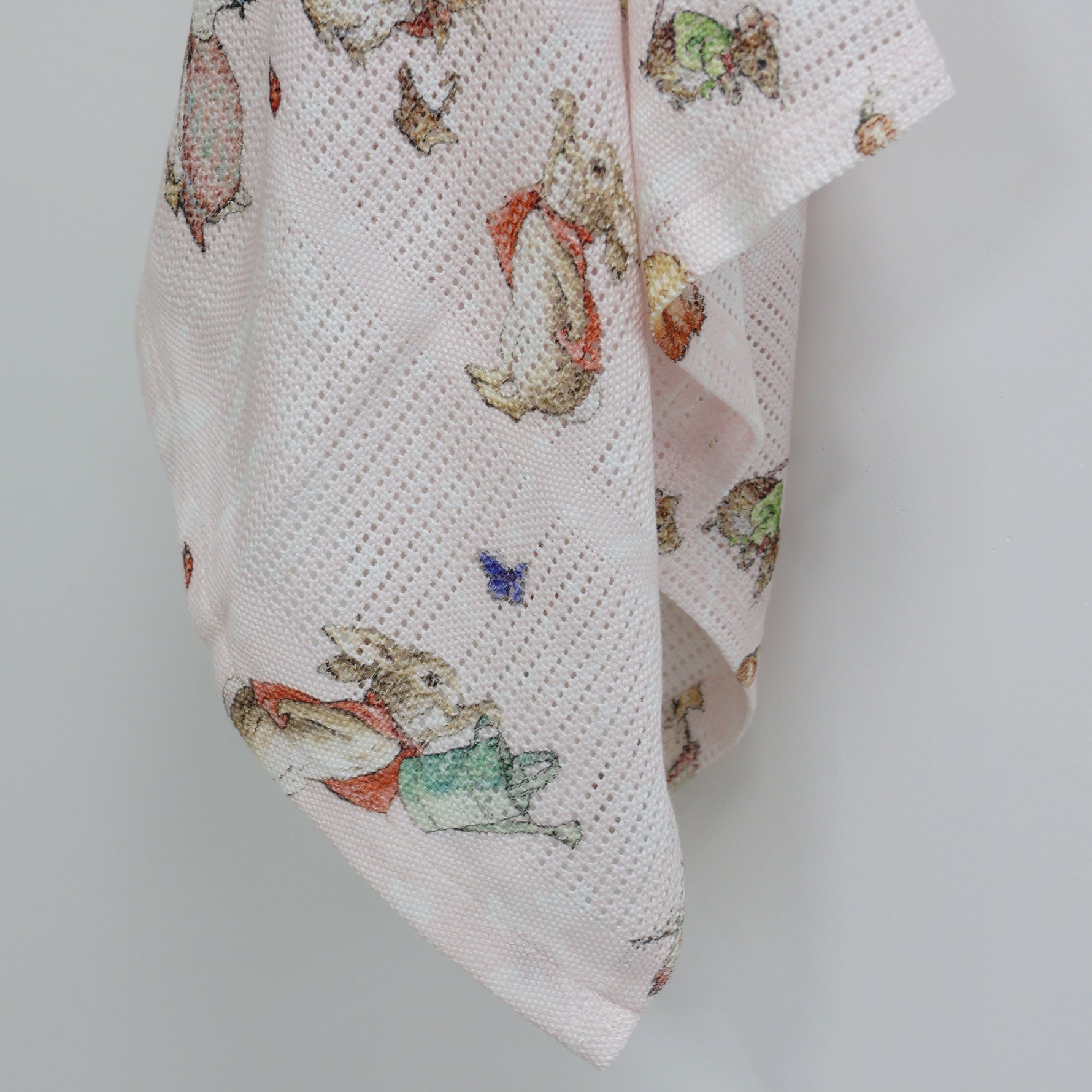 Flopsy Mopsy & Cottontail Cellular Blanket - Bubba Blue Australia