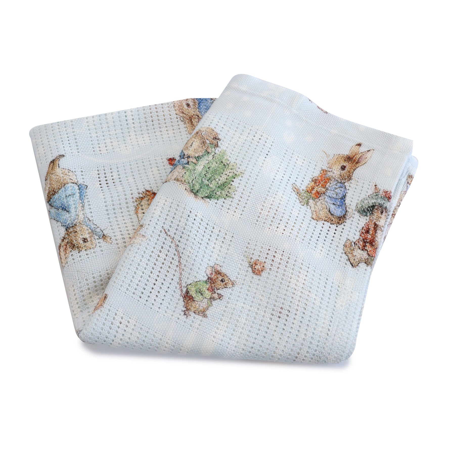 Peter Rabbit & Benjamin Bunny Cellular Blanket - Bubba Blue Australia