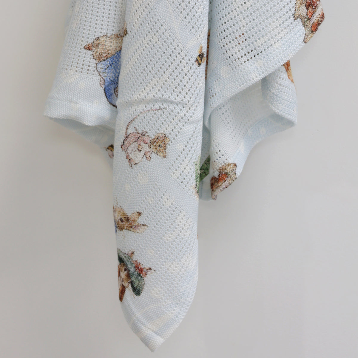 Peter Rabbit & Benjamin Bunny Cellular Blanket - Bubba Blue Australia