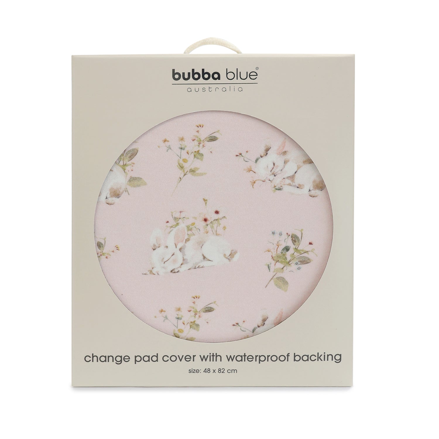 Sleeping Bunny Waterproof Change Pad Cover - Bubba Blue Australia
