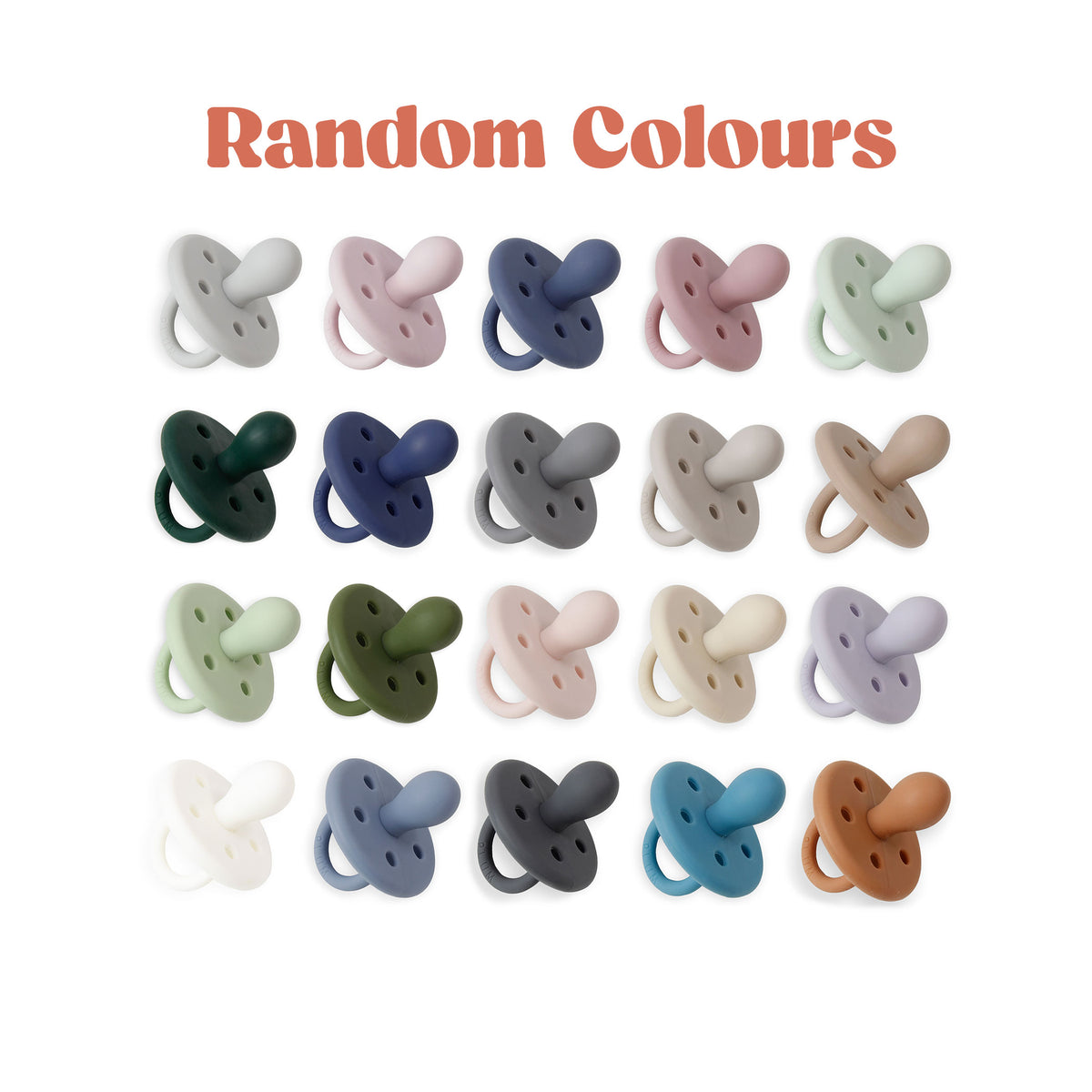 PLUM 4pk Silicone Soothers Mystery Box 6-18M - Bubba Blue Australia