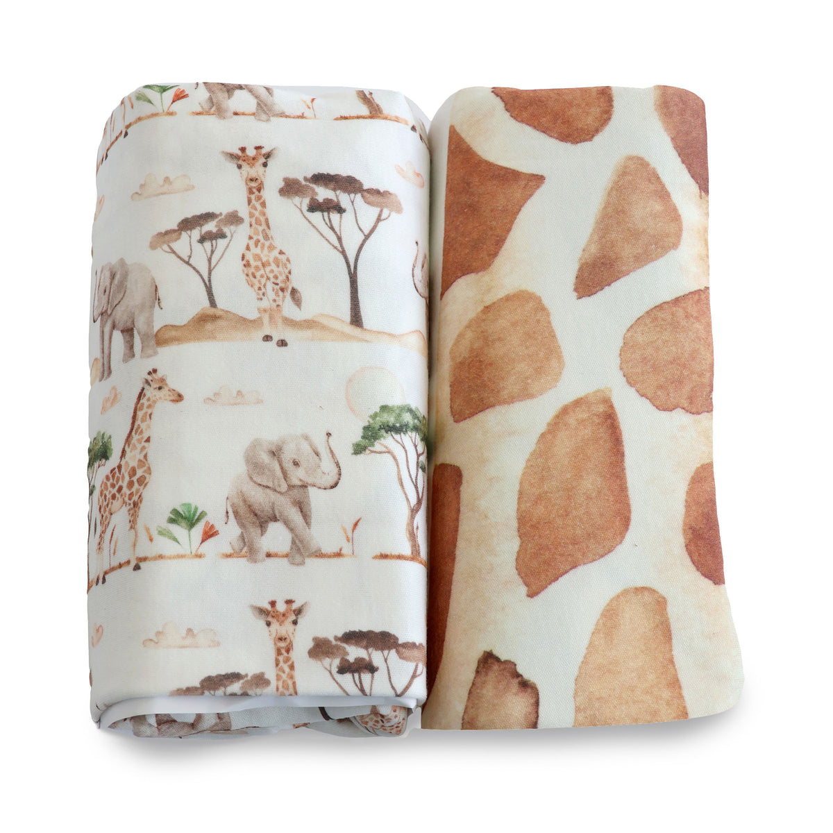 Adventure Bamboo 2pk Jersey Cot Fitted Sheets - Bubba Blue Australia