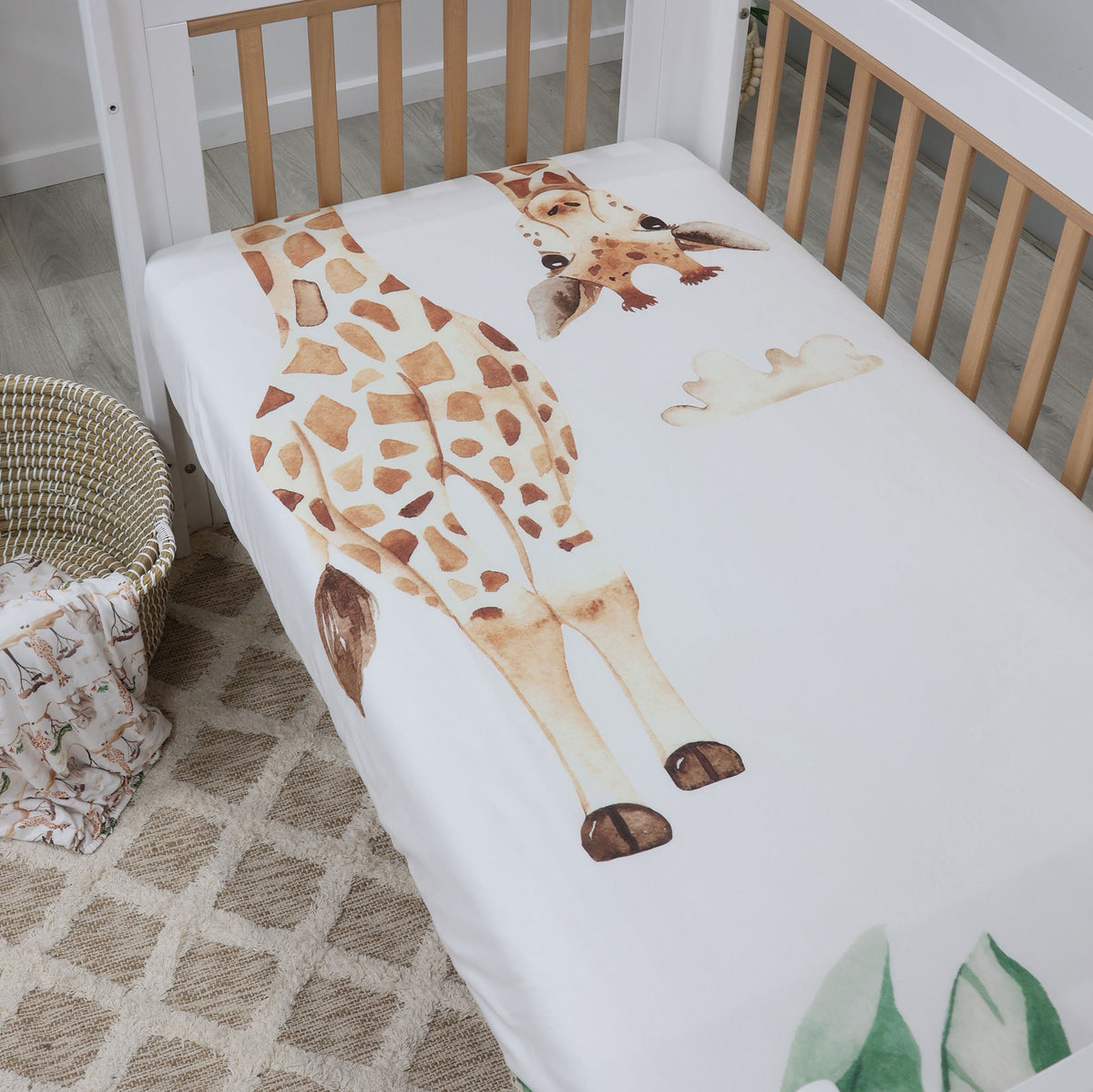 Adventure Bamboo 2pk Jersey Cot Fitted Sheets - Bubba Blue Australia