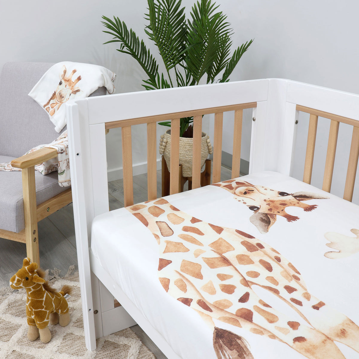 Adventure Bamboo 2pk Jersey Cot Fitted Sheets - Bubba Blue Australia