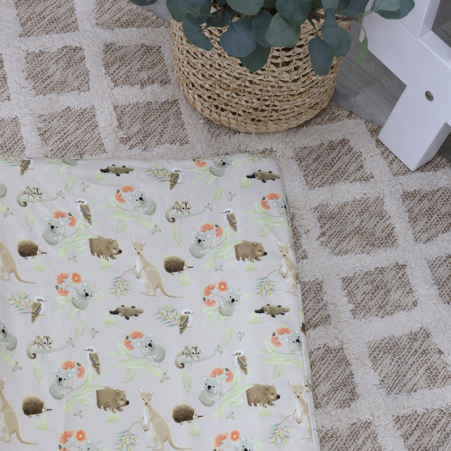 Aussie Animals Waterproof Change Mat Cover - Bubba Blue Australia