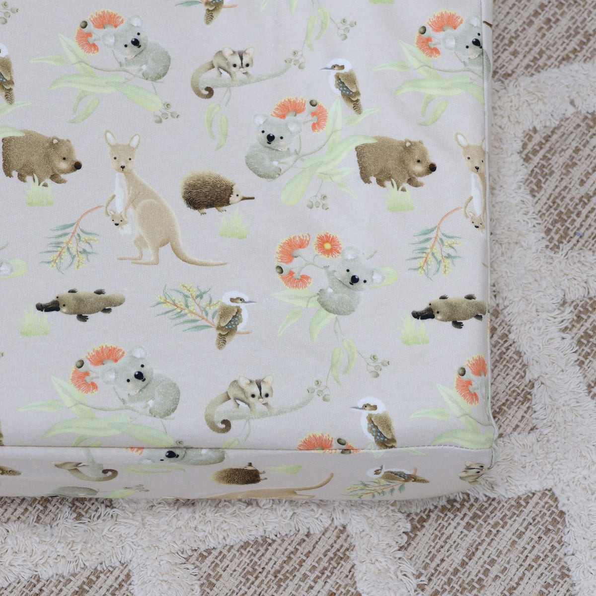 Aussie Animals Waterproof Change Mat Cover - Bubba Blue Australia