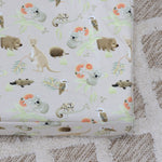 Aussie Animals Waterproof Change Mat Cover - Bubba Blue Australia