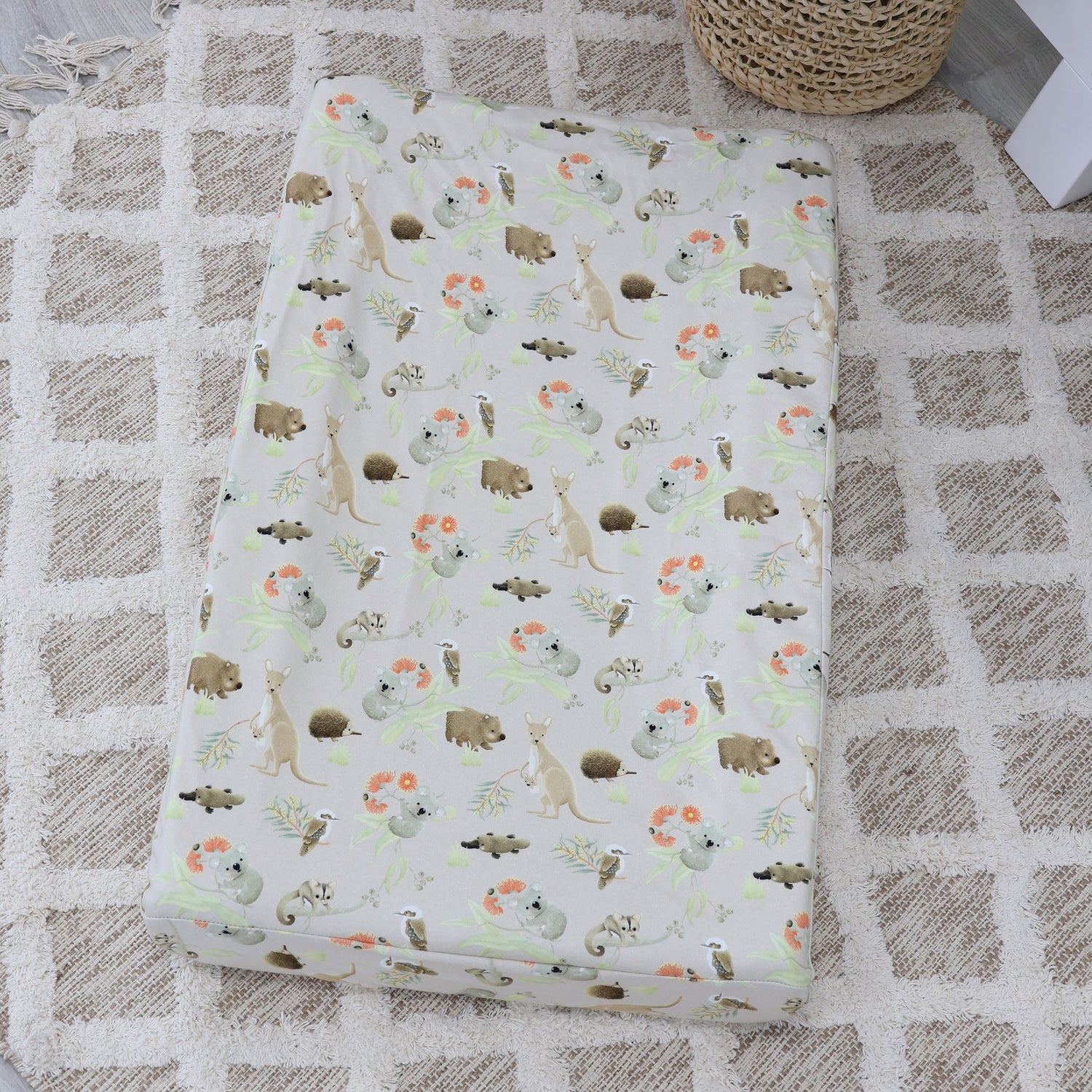 Aussie Animals Waterproof Change Mat Cover - Bubba Blue Australia