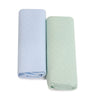 Confetti 2pk Jersey Cot Fitted Sheets Blue/Sage