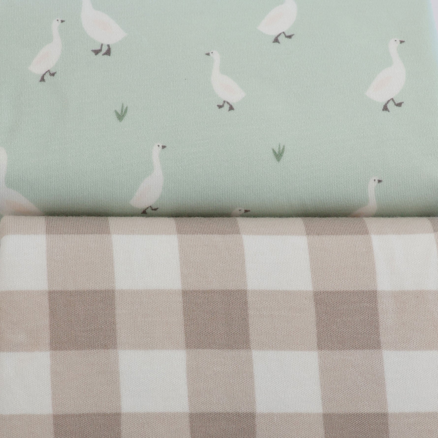 Provincial 2pk Waterproof Change Pad Covers - Olive/Taupe - Bubba Blue Australia