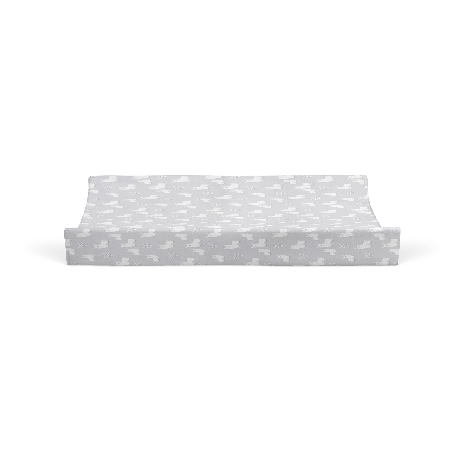 Provincial 2pk Waterproof Change Pad Covers - Blush/Grey - Bubba Blue Australia