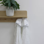 Bamboo White 2pk Hooded Towels - Bubba Blue Australia