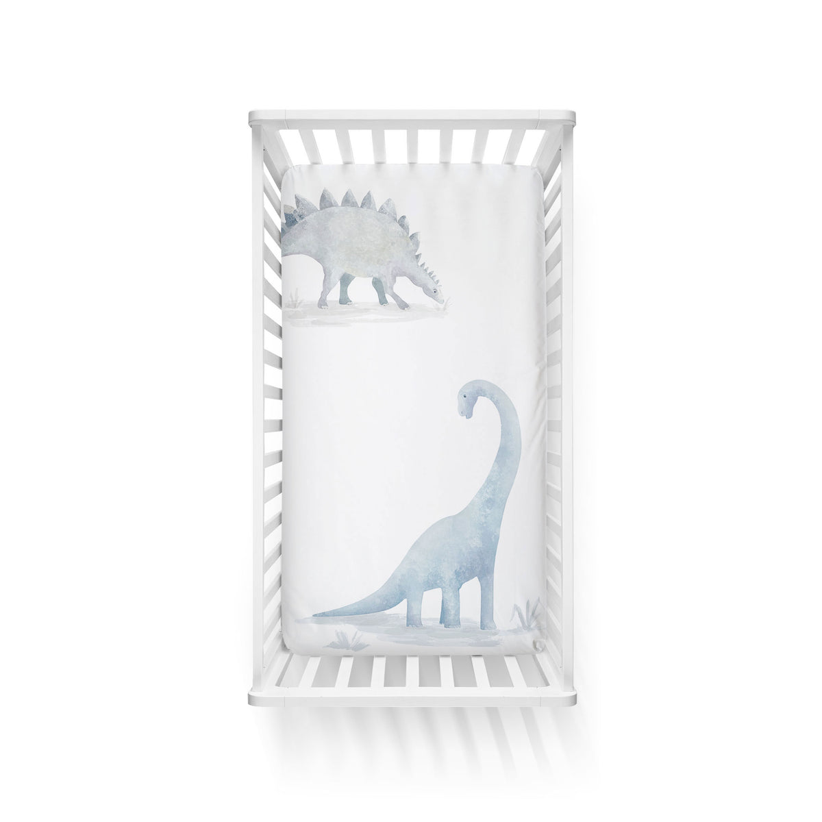 Jurassic Bamboo 2pk Jersey Cot Fitted Sheets - Bubba Blue Australia