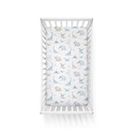 Jurassic Bamboo 2pk Jersey Cot Fitted Sheets - Bubba Blue Australia