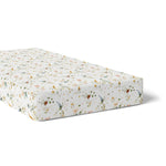 Peonies Bamboo 2pk Jersey Cot Fitted Sheets - Bubba Blue Australia