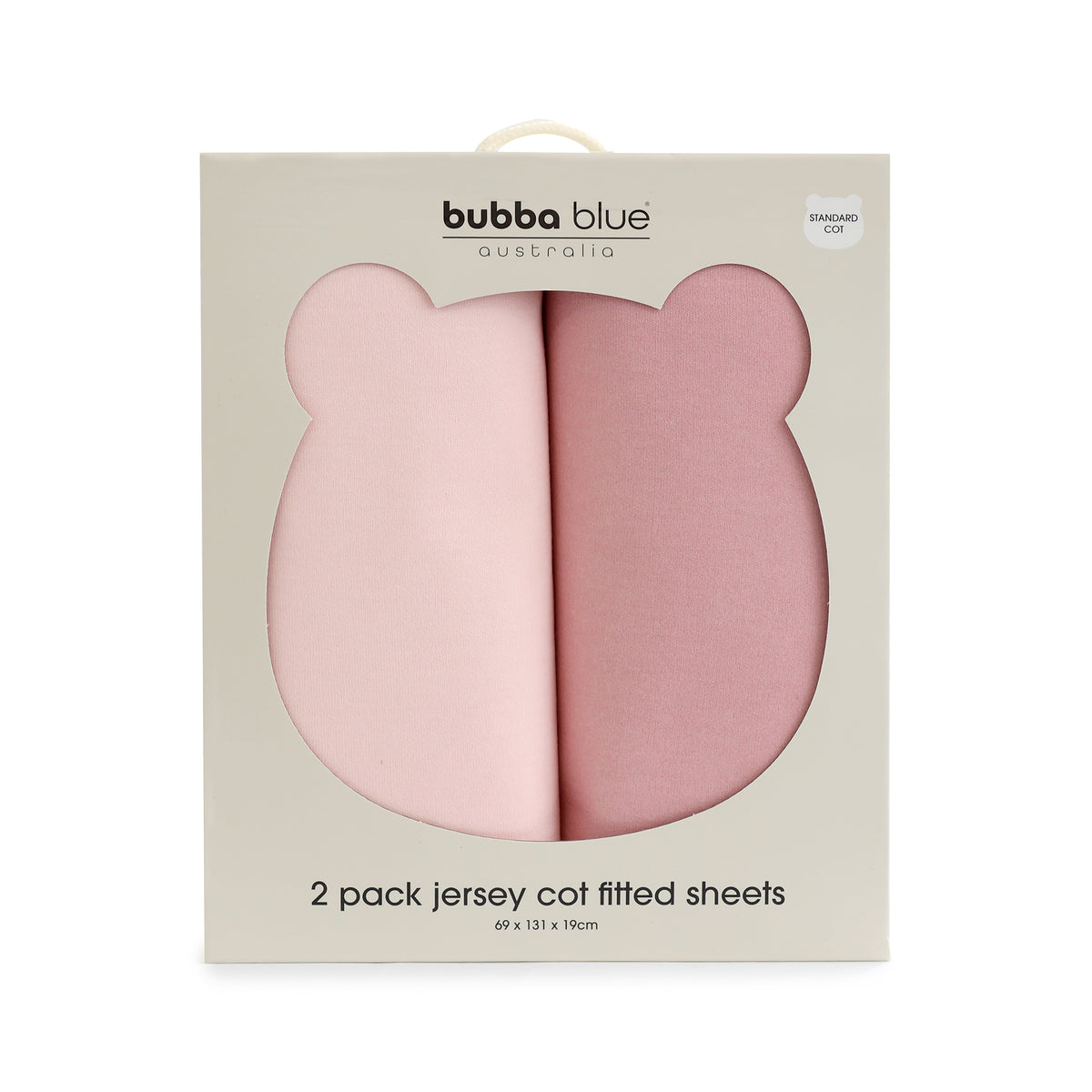 Sundae 2pk Jersey Cot Fitted Sheets - Cupcake - Bubba Blue Australia