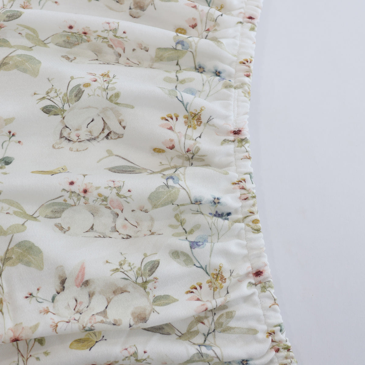 Sleeping Bunny Jersey Co Sleeper/Bedside Sleeper Fitted Sheet - Bubba Blue Australia