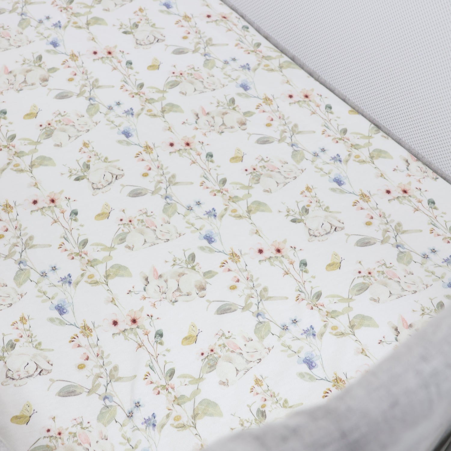 Sleeping Bunny Jersey Co Sleeper/Bedside Sleeper Fitted Sheet - Bubba Blue Australia