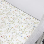 Sleeping Bunny Jersey Co Sleeper/Bedside Sleeper Fitted Sheet - Bubba Blue Australia