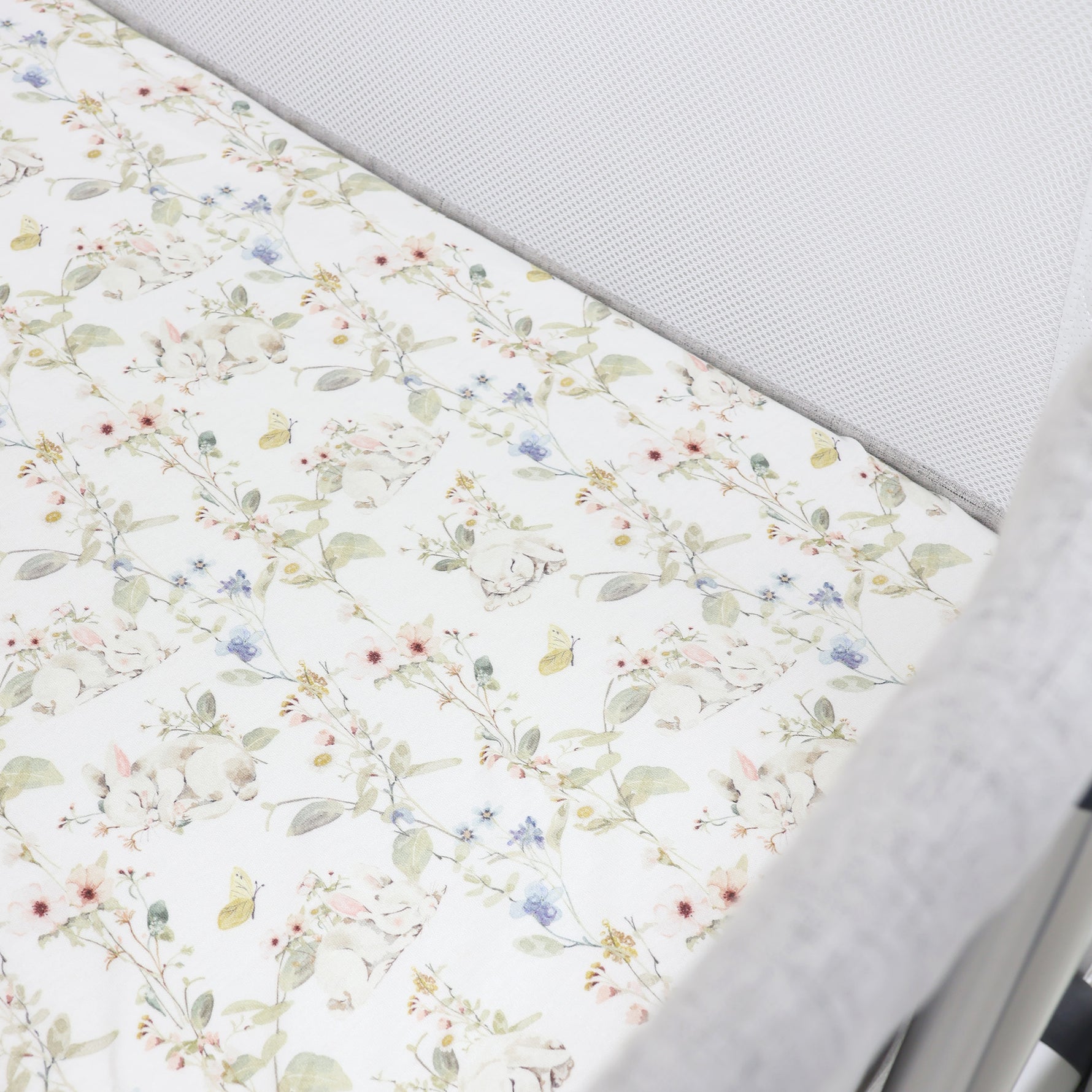 Sleeping Bunny Jersey Co Sleeper/Bedside Sleeper Fitted Sheet - Bubba Blue Australia