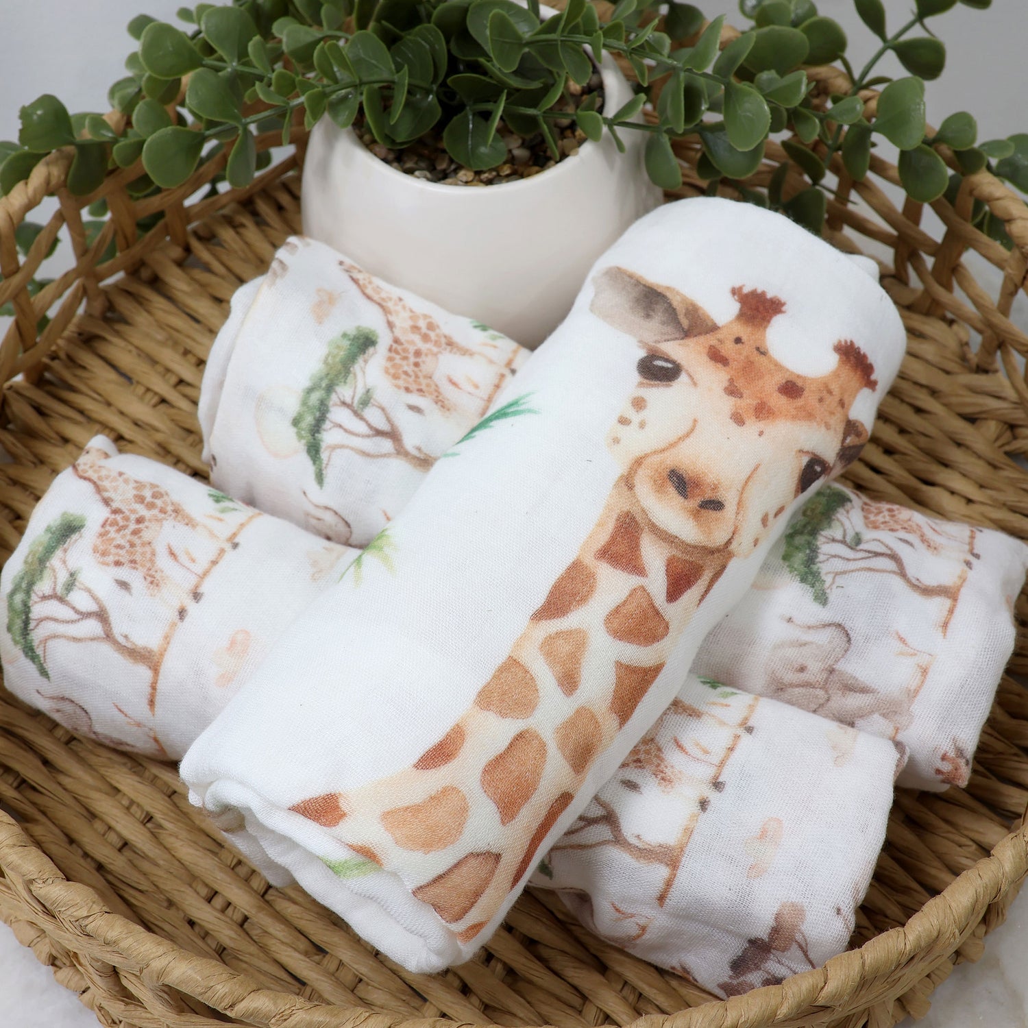 Adventure Bamboo 3pk Muslin Wraps - Bubba Blue Australia