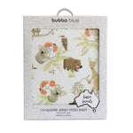 Aussie Animals Co Sleeper/Bedside Sleeper Jersey Fitted Sheet - Bubba Blue Australia