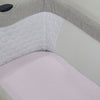 Confetti 2pk Jersey Co-sleeper Fitted Sheets Pink/Lilac