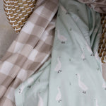 Provincial 2pk Jersey Wrap - Olive/Taupe - Bubba Blue Australia