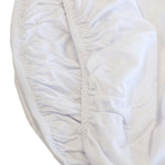 Bamboo White 2pk Co Sleeper/Bedside Sleeper Jersey Fitted sheets - Bubba Blue Australia