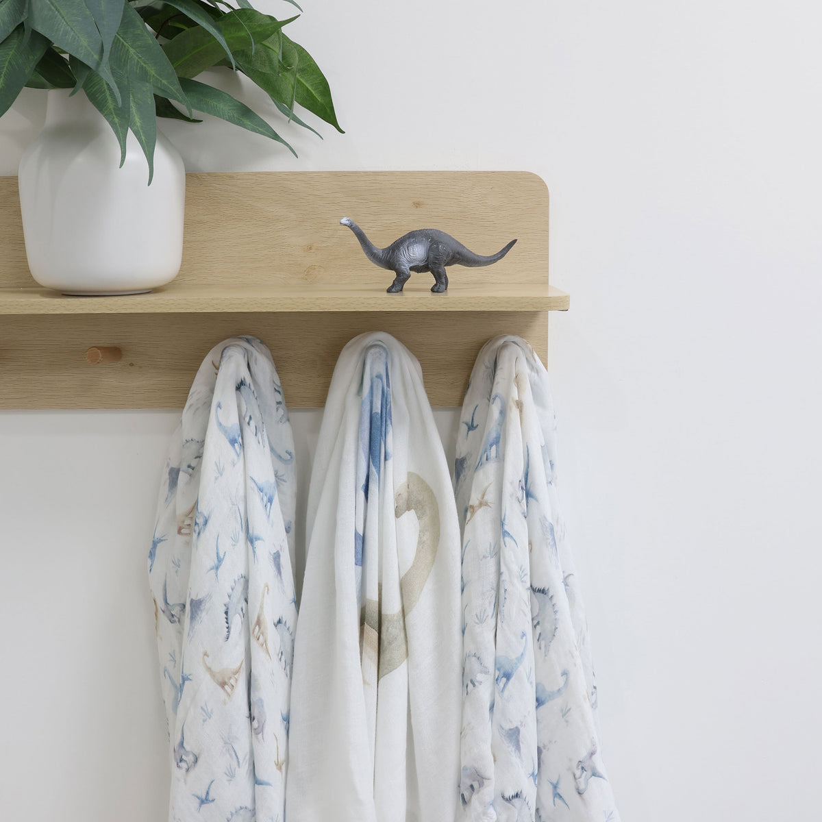 Jurassic Bamboo 3pk Muslin Wraps - Bubba Blue Australia
