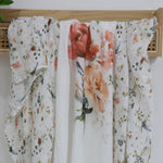 Peonies Bamboo 3pk Muslin Wraps - Bubba Blue Australia