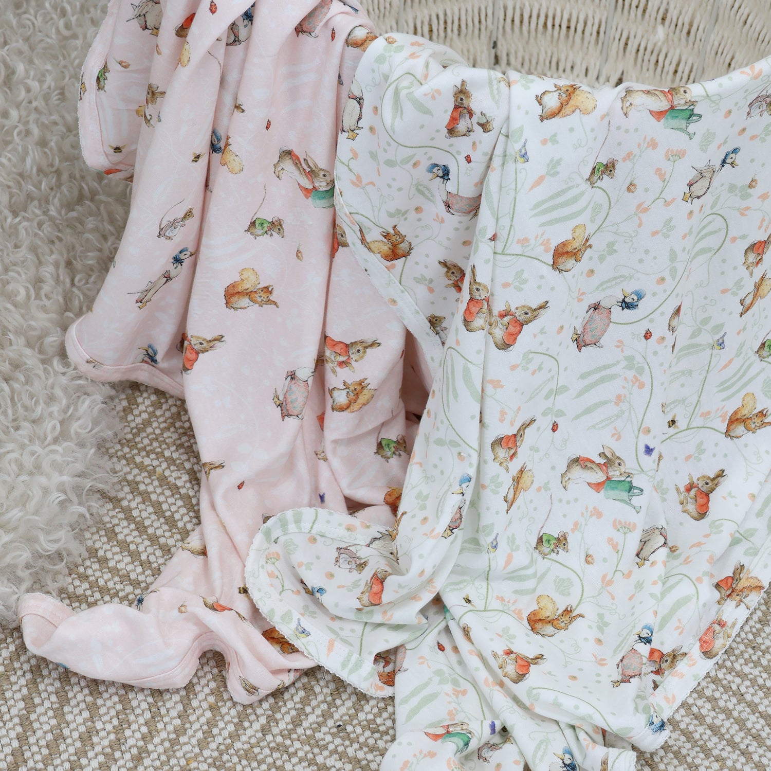 Flopsy Mopsy & Cottontail 2pk Jersey Wraps - Bubba Blue Australia